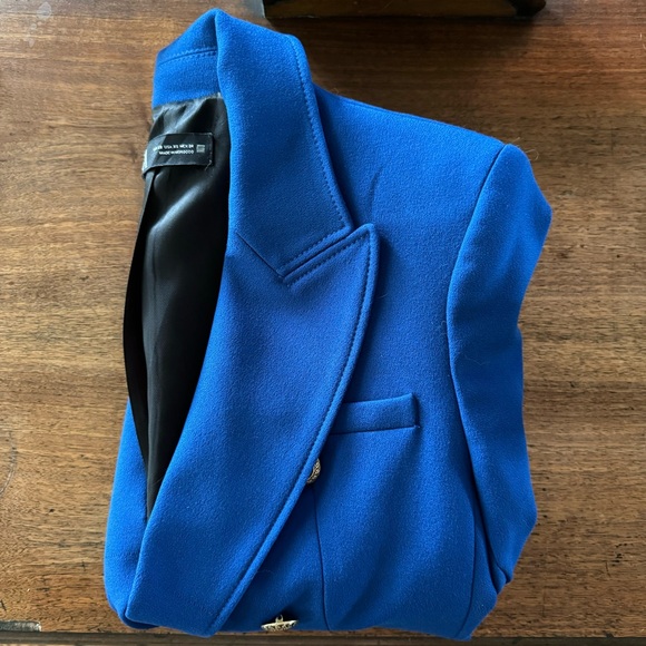 ZARA ASO Kate Middleton Double Breasted Blazer Jacket XS - Picture 1 of 16